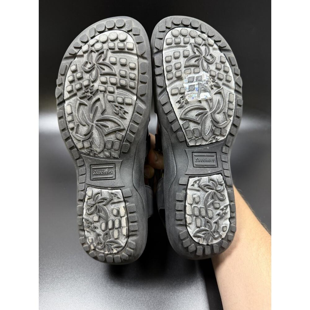 Skechers Women's Reggae Slim Stretch Flex Hands Free Slip-ins Black/Black Size 7 - Picture 5 of 6